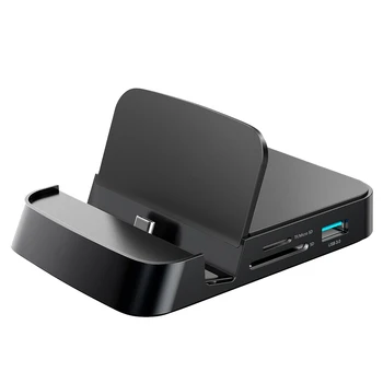 

Type C To HDMI Station Charging Dock SD TF Extension Hub For MacBook Samsung EM88