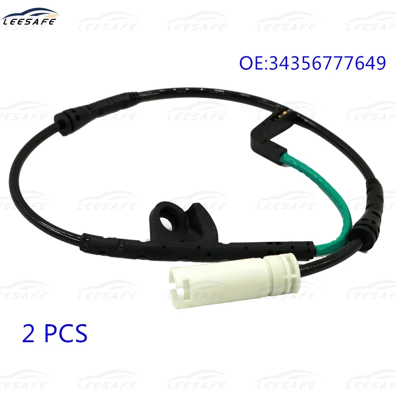 2 Pcs Front Brake Pad Sensor 34356777649 For Bmw 1 E81 E82 E87 E88 3
