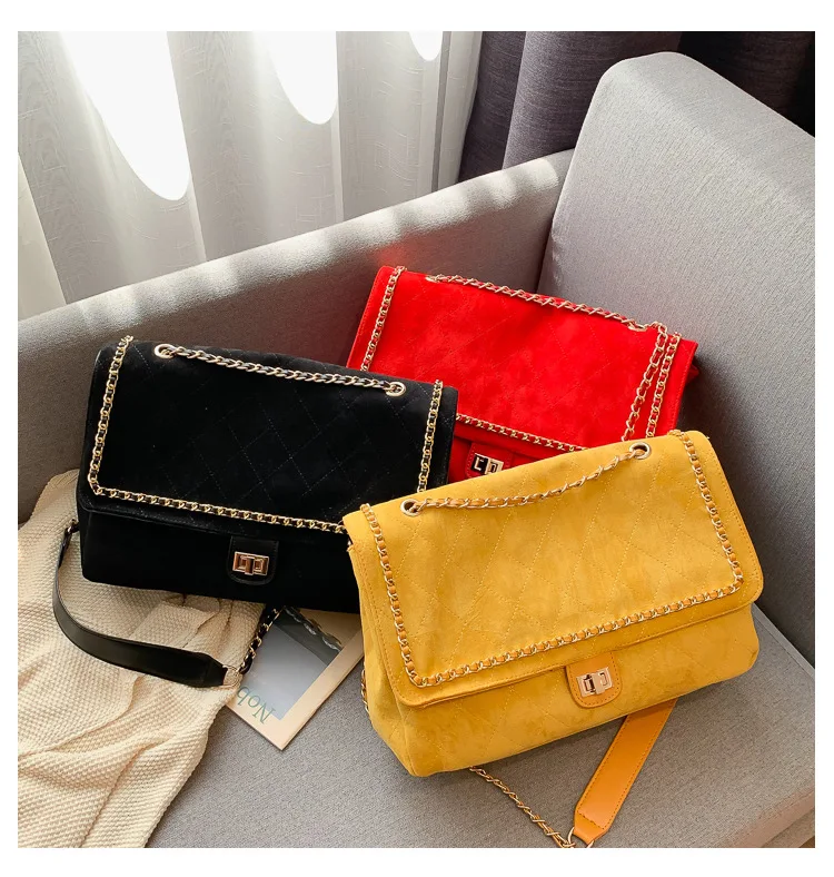 Sac femme nouveau золотая цепочка черная/синяя сумка-мессенджер Повседневная Большая сумка для покупок клетчатая большая сумочка женская сумочка сумки на плечо