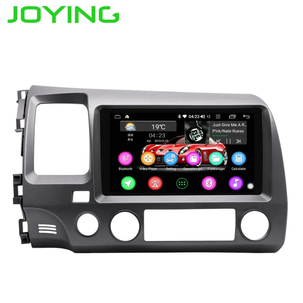 Best HD 9/10 inch android 8.1 car radio head unit for Honda Civic 8 FK FN FD 2006-2011 car DSP stereo multimedia player 2+32GB/4+64GB 1