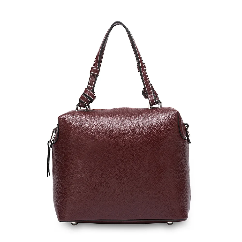 burgundy Zency/Скидка до 60%; женские сумки из натуральной кожи; высококачественные сумки; не допускают возврата - Цвет: burgundy