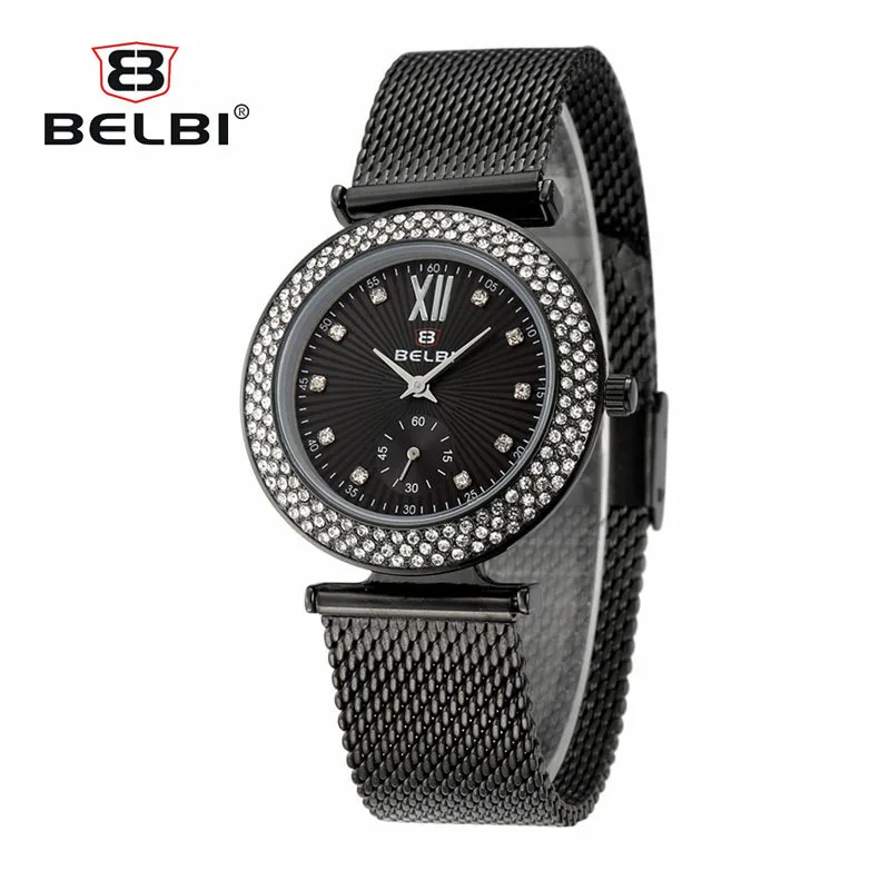 

Biao bi Belbi5812 WOMEN'S Dress Ultra-Thin Mesh Belt Quartz Watch
