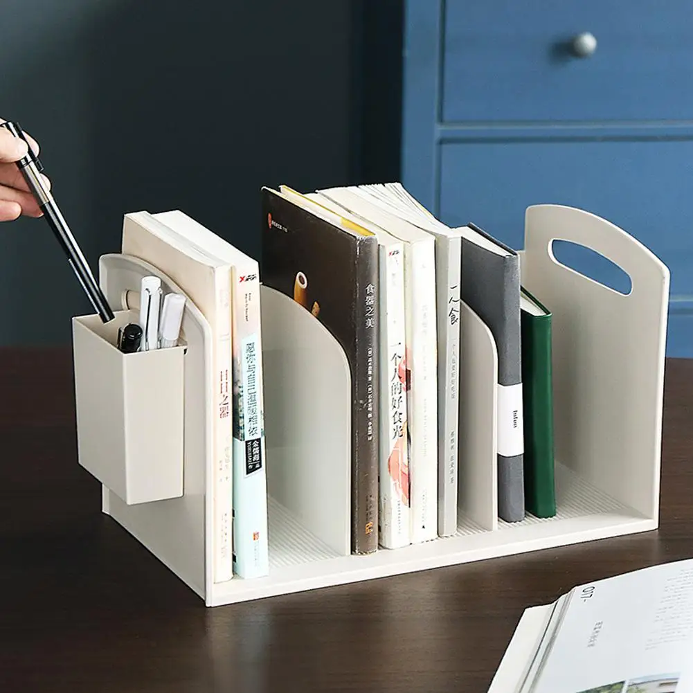 

Multifunction Tabletop Bookshelf Storage Rack for Office Computer Desk