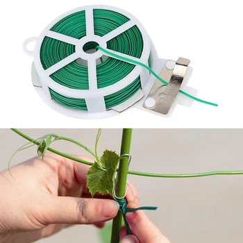 

Garden Tie With Protection Bag 100/50M Tie Power Wire Loop Tape Flower Cable Tie Wire Multifunction Straps Fastener Reusable