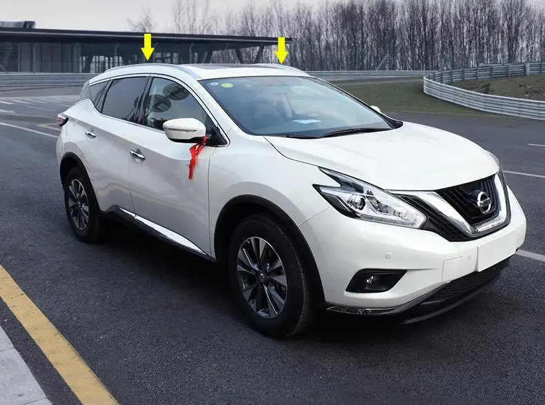 Для Nissan MURANO- багажник на крышу, рейлинги, барные стойки для багажа, верхние стойки, рельсовые коробки, алюминиевый сплав, OEM