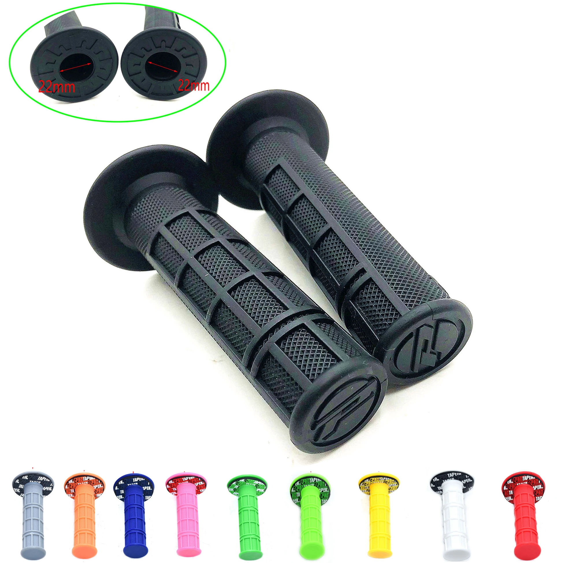 Handle Grip 22mm Grips Left And Right Atv Motorcycle Dirt Pit Bike