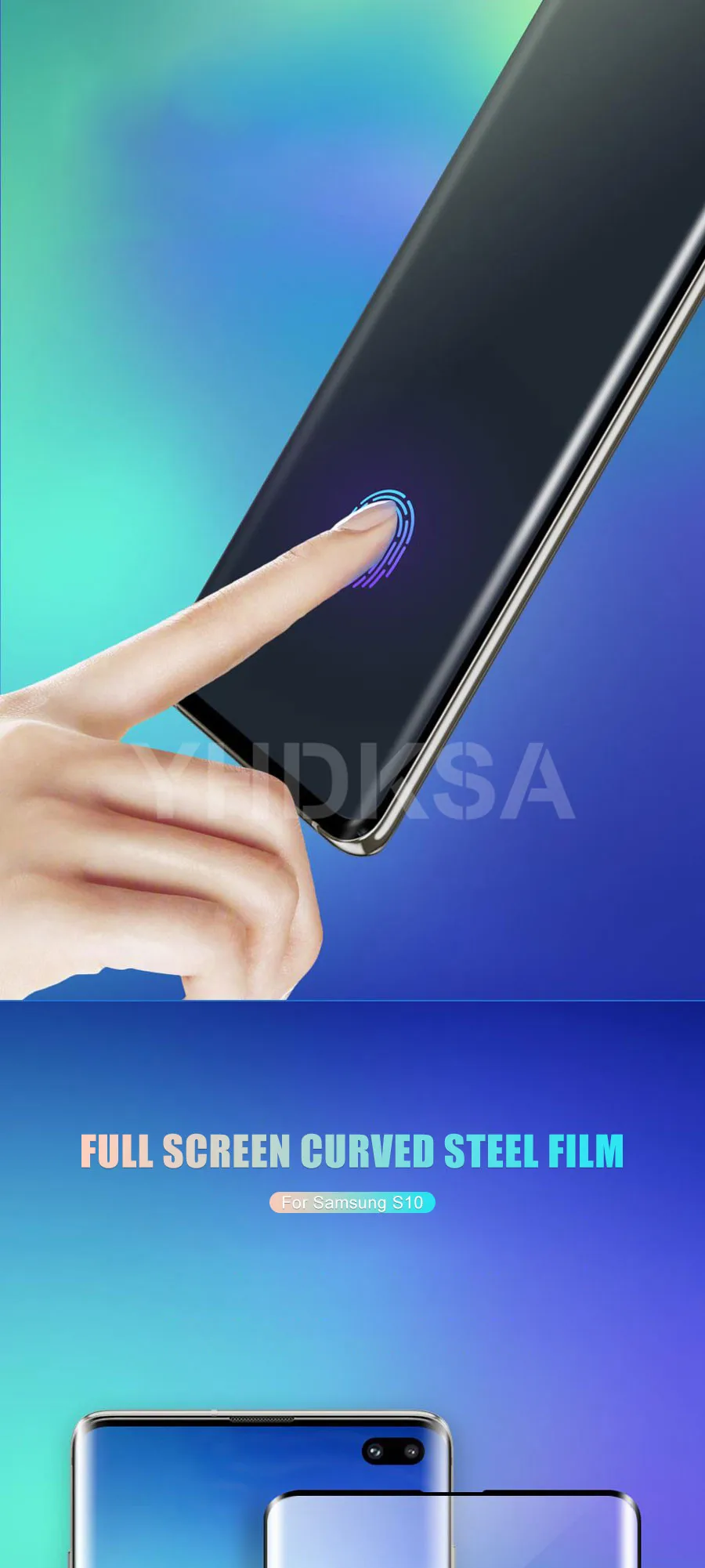 30D полностью изогнутое закаленное стекло для samsung Galaxy S10 S9 S8 Plus 5G S10e Note 8 9 10 Pro 10+ Защитная пленка для экрана