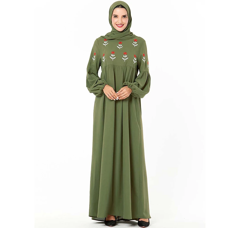 Зеленая Арабская одежда Дубай мусульманский хиджаб платье восточный женский халат для женщин турецкие платья Caftan Grote Maten Dames Kleding Baju мусульманский