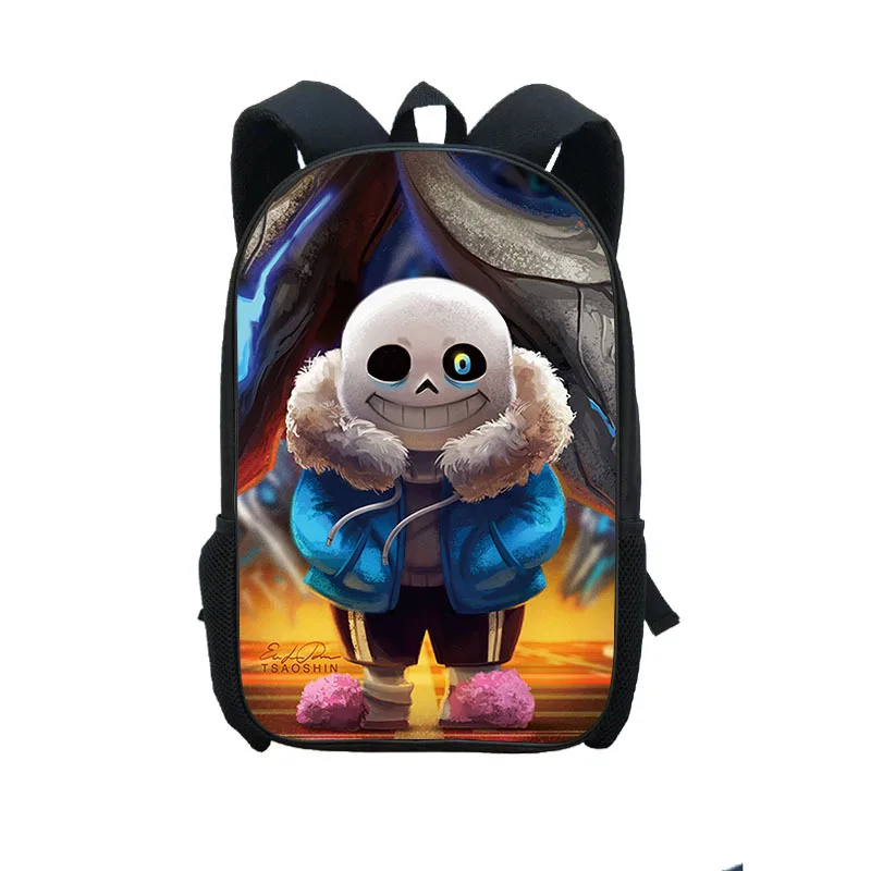 

Undertale CHILDREN'S School Bags Young STUDENT'S Cartoon Backpack Simple Large Capacity Polyester School Bag