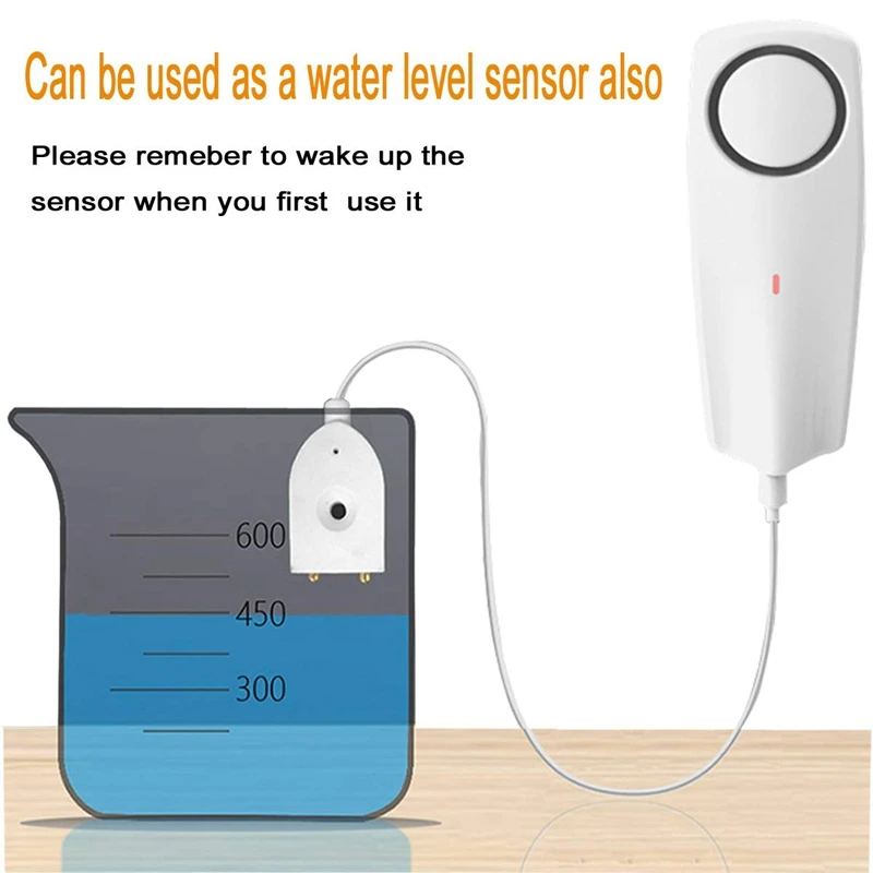 Wi-Fi датчик утечки жидкости беспроводной детектор уровня воды утечки перелив зуммер звучание Tuya умное приложение Push сигнализация
