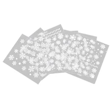 Мода 6 листов Снежинка стикеры 3D на ногти Nail Art Наклейка Совет DIY украшения