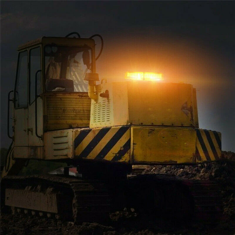 Dc12V 36 светодиодов по технологии янтарь, устанавливаемый на крыше автомобиля мерцающий светильник аварийный Маяк мигающий Предупреждение лампа светильник ing Магнитный установлен