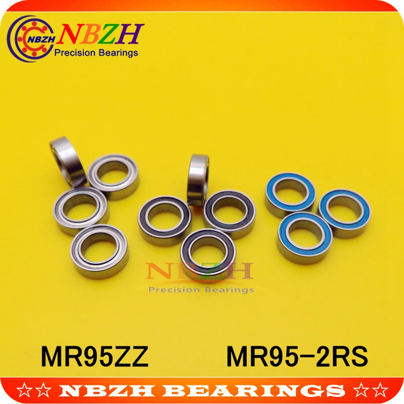 Бесплатная доставка 10 шт. модель MR95ZZ MR95 2RS SMR95ZZ SMR95 5X9X3 мм радиальные