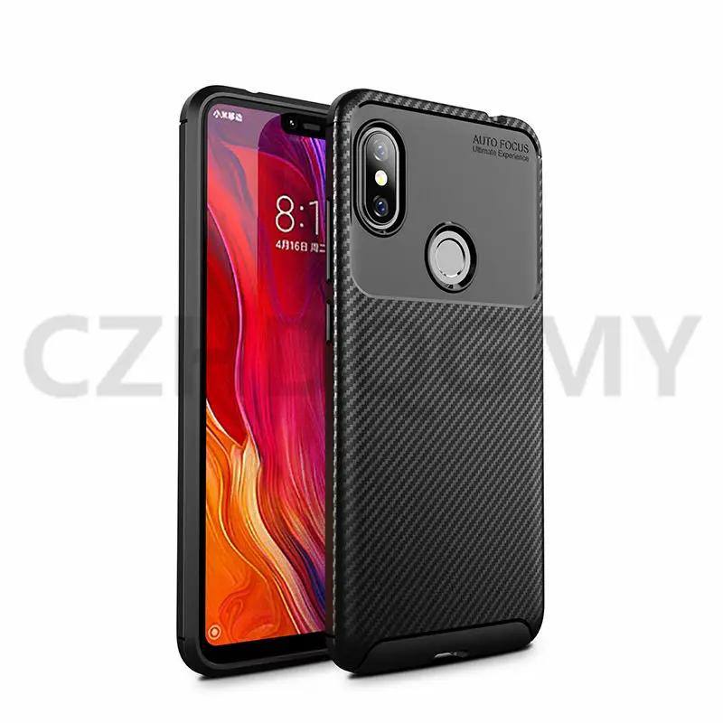 Черный 10 шт./лот, тонкий чехол из углеродного волокна для huawei Honor Play 3 20 Pro 20S Nova 5T P Smart Z Enjoy 10 Plus Y9 Prime, мягкий чехол - Цвет: Черный
