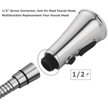 2 упаковки Выдвижная головка распылителя запасная часть для кухонного крана 3 функции спрей/поток/подвешивание ванной кран аэратор Univer