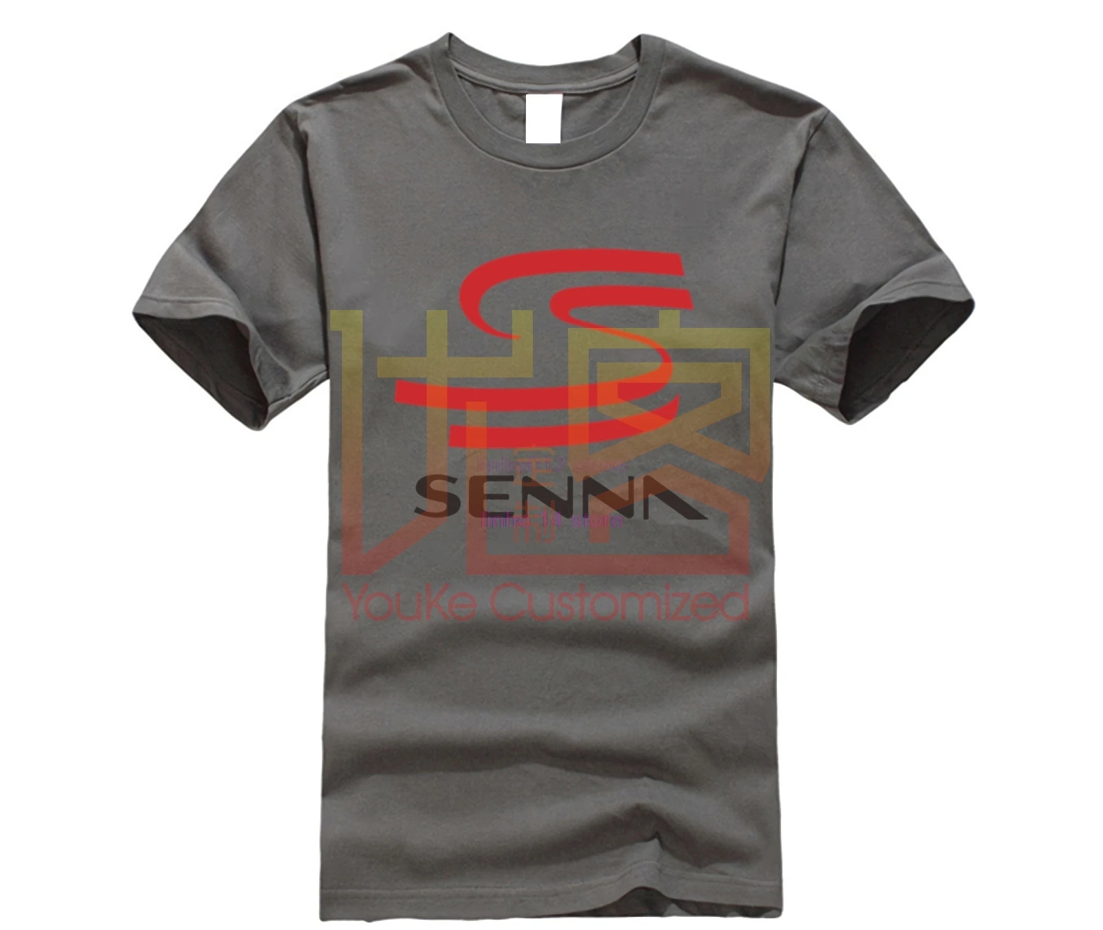 Летняя модная футболка Hero F1 Ayrton Senna мужская повседневная с коротким рукавом