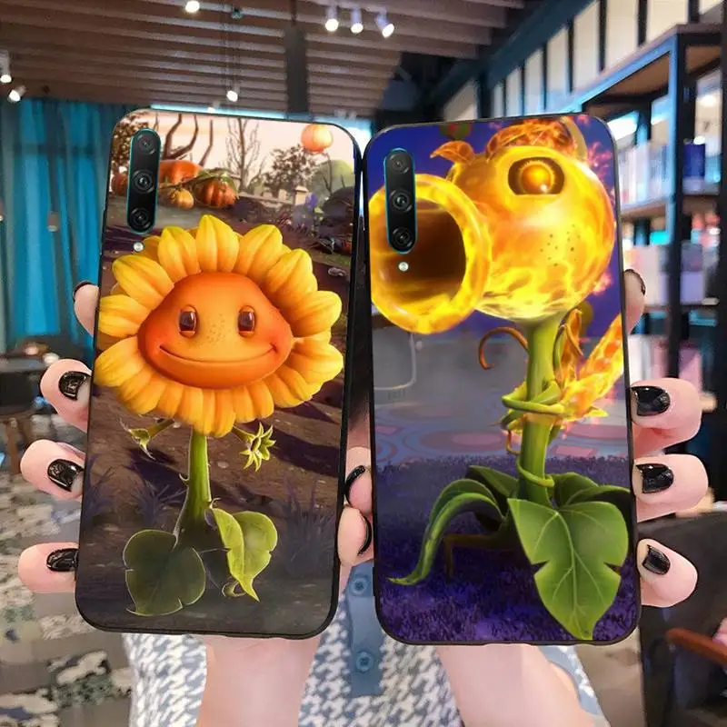 Мягкий резиновый чехол из ТПУ для телефона с растениями против Зомби Huawei Nova 6se 7 7pro