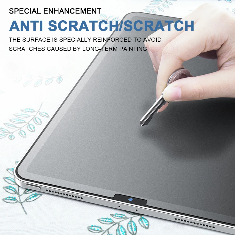 Бумажная Защитная пленка для экрана iPad Pro 12 9 11 10 5 7 Air 1 2 3 mini 4 матовая ПЭТ