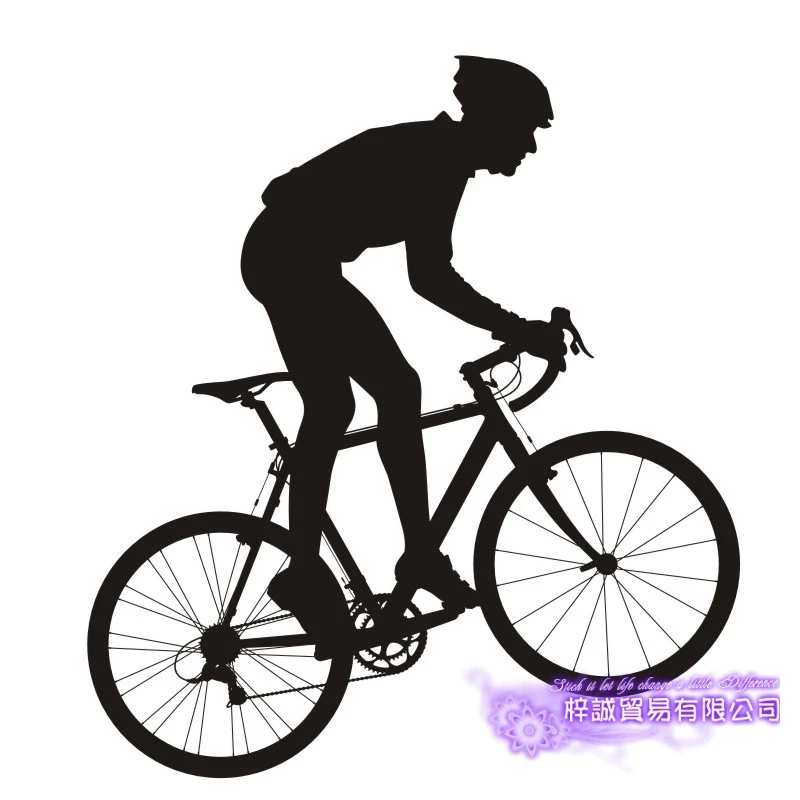 DCTAL Kids Room Bike Sticker Bicycle Car Decal Posters Vinyl Wall Decals Pegatina Decor Mural