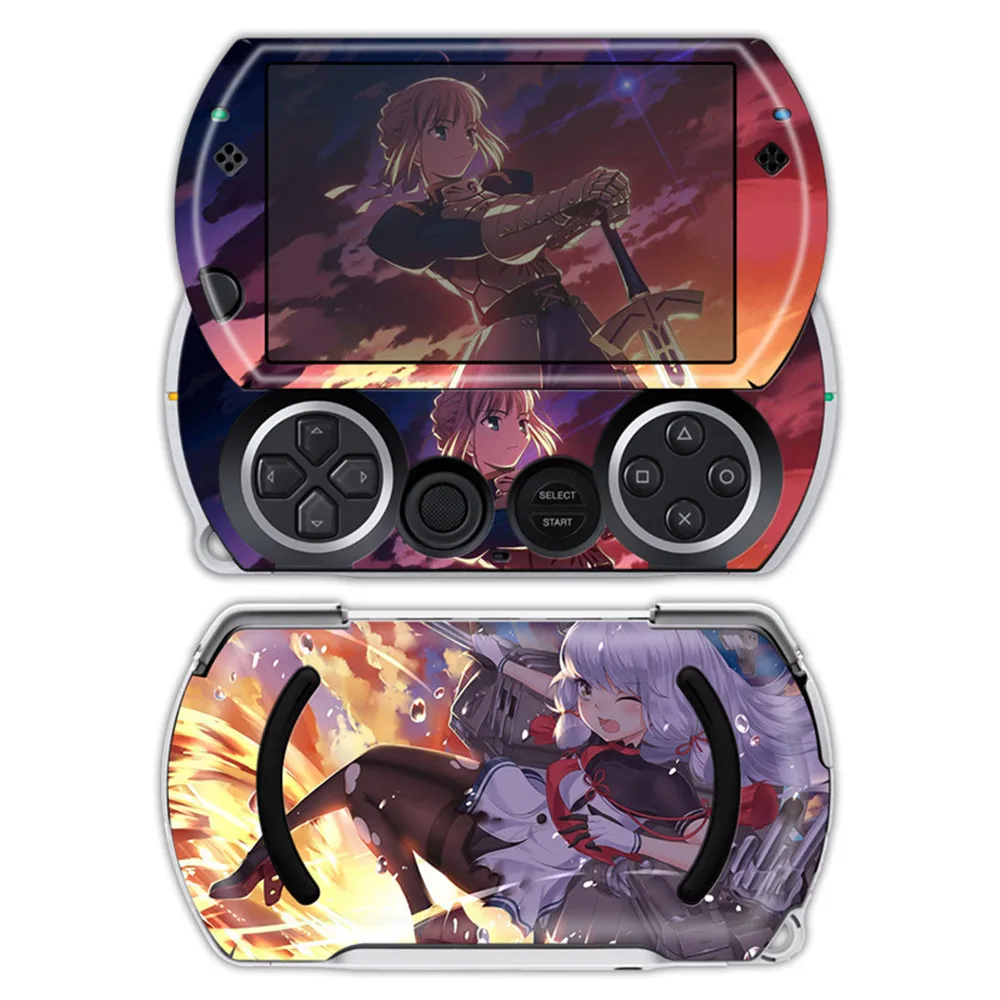 Protective Waterproof High Quality skin sticker decal cover Protective Shockproof Case Skin Protector for PSP GO