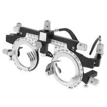 Adjustable Professional Universal Eye Test PD Trial Lens Frame Lightweight Unisex Ergonomic Optometry Titanium Ultra Optical