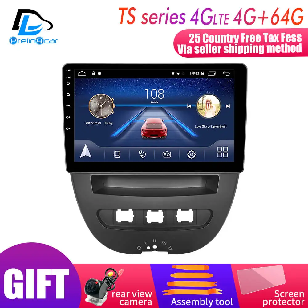 Flash Deal Android 9.0 System Car IPS Touch Screen Stereo For Peuget 107 Toyota Aygo Citroen C1 2005-2013 years Stereo 0 Flash Deal Android 9.0 System Car IPS Touch Screen Stereo For Peuget 107 Toyota Aygo Citroen C1 2005-2013 years Stereo 0