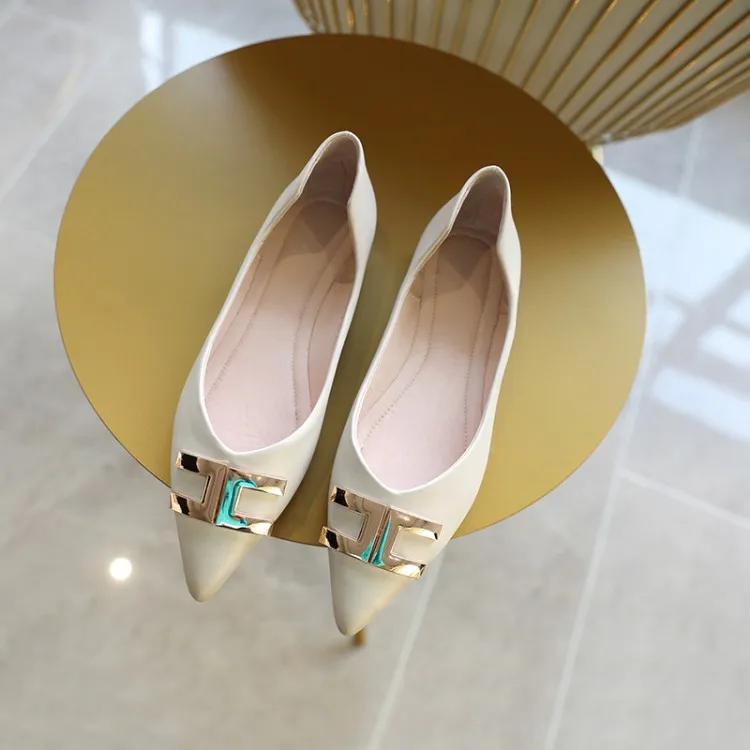 

2020 Spring New Style Square Head Low Heel Solid Color Casual Versatile Fashion Popular Viscose Specific Sheepskin PU Leather