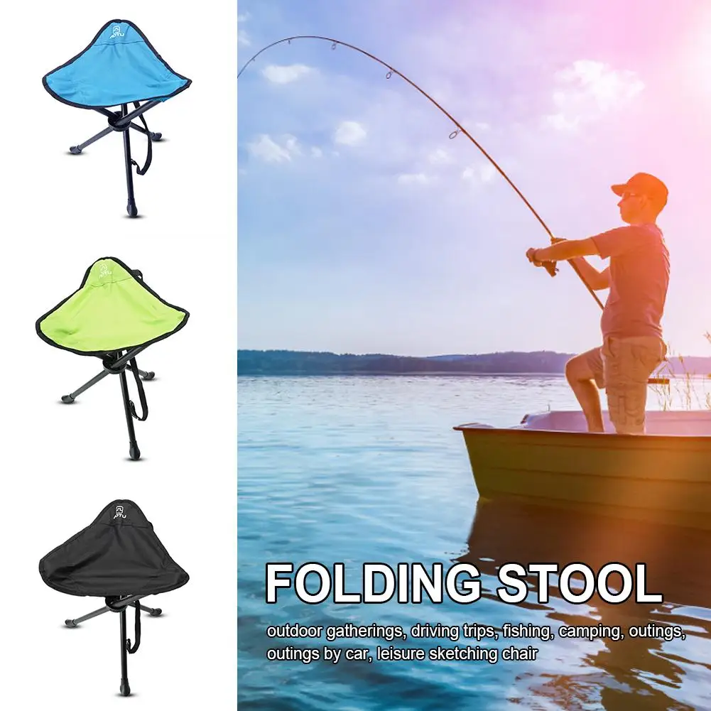 

Outdoor Camping Multi-function Tripod Folding Stool Fishing Chair Stoo Folding Fishing Collapsible Portable Ultra Light Tools