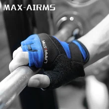 Maxairms, Перчатки для фитнеса с полупальцами, с поддержкой запястья, для мужчин и женщин, для кроссфита, тренировки, силовая атлетика, Экипировка для мужчин