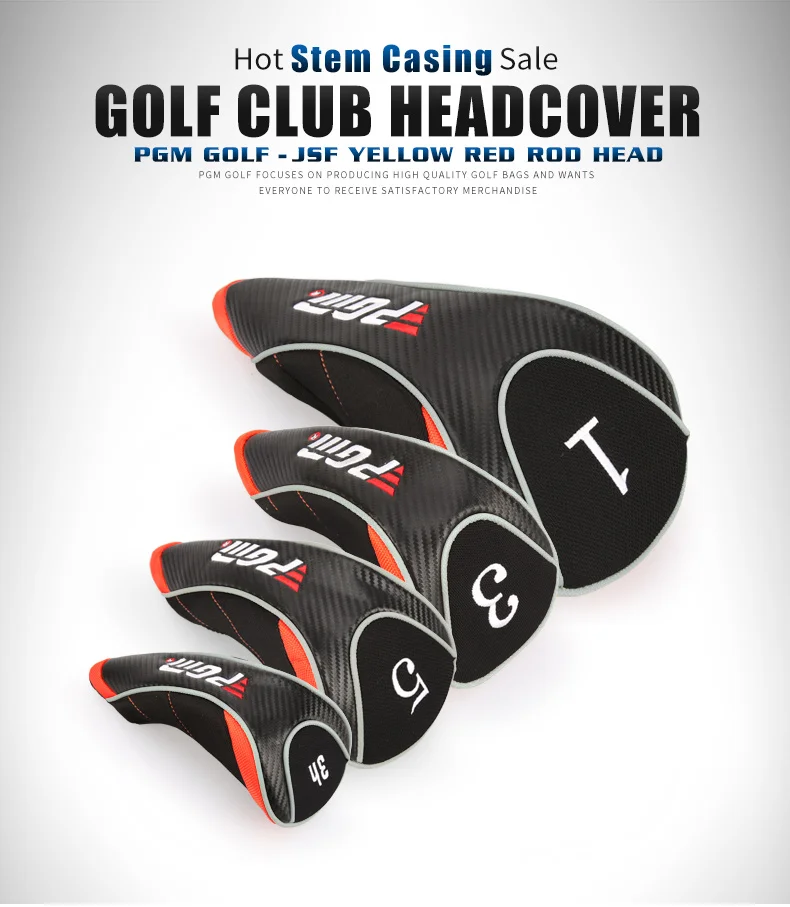 13 новых стилей PGM Golf Club головные чехлы для мужчин и женщин профессиональные защитные деревянные/железные Чехлы для головы