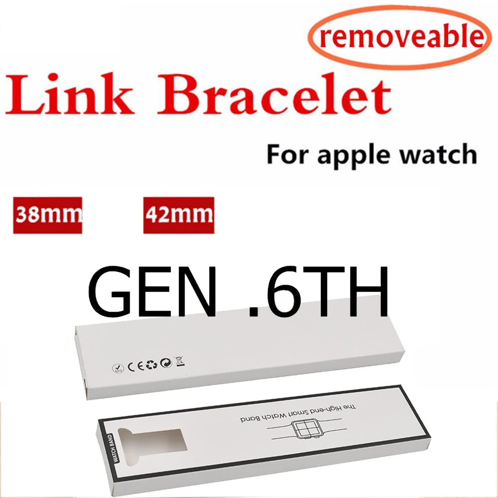 Ремешок из нержавеющей стали для Apple Watch band 4 44 мм 40 мм стальной ремешок iwatch 5 4 3 ремешок 42 мм 38 мм 36L металлический браслет для часов
