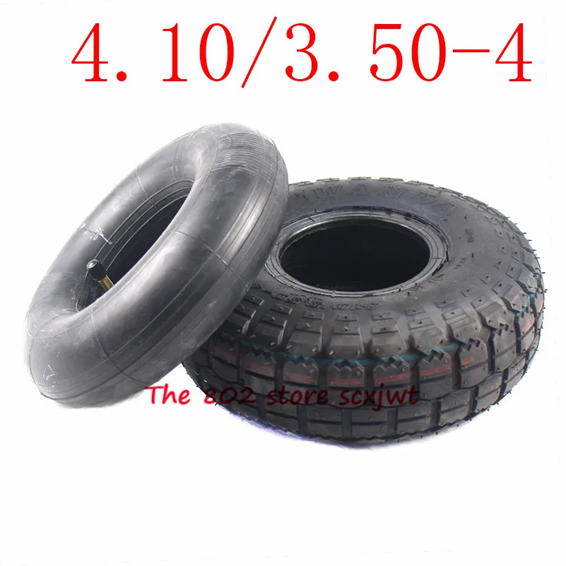 Новейшая 4,10/3,50-4 TubeTire 410/350-4 покрышка для электроскутера внутренняя трубка - Цвет: inner and outer tyre