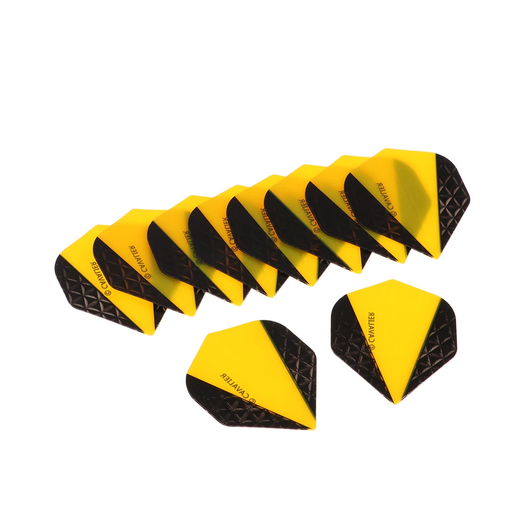 10Pcs Standard Shape Flights PET Extra Tough Thick Tail Accessories Dart Flights 10Pcs Standard Shape Flights PET Extra Tough Thick Tail Accessories Dart Flights