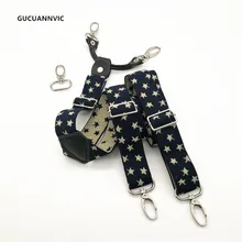 Можно заменить на подтяжки с крючками Женские Темно-Синие звезды украшены подтяжками с 3 крючками и 4 крючками свободный выбор