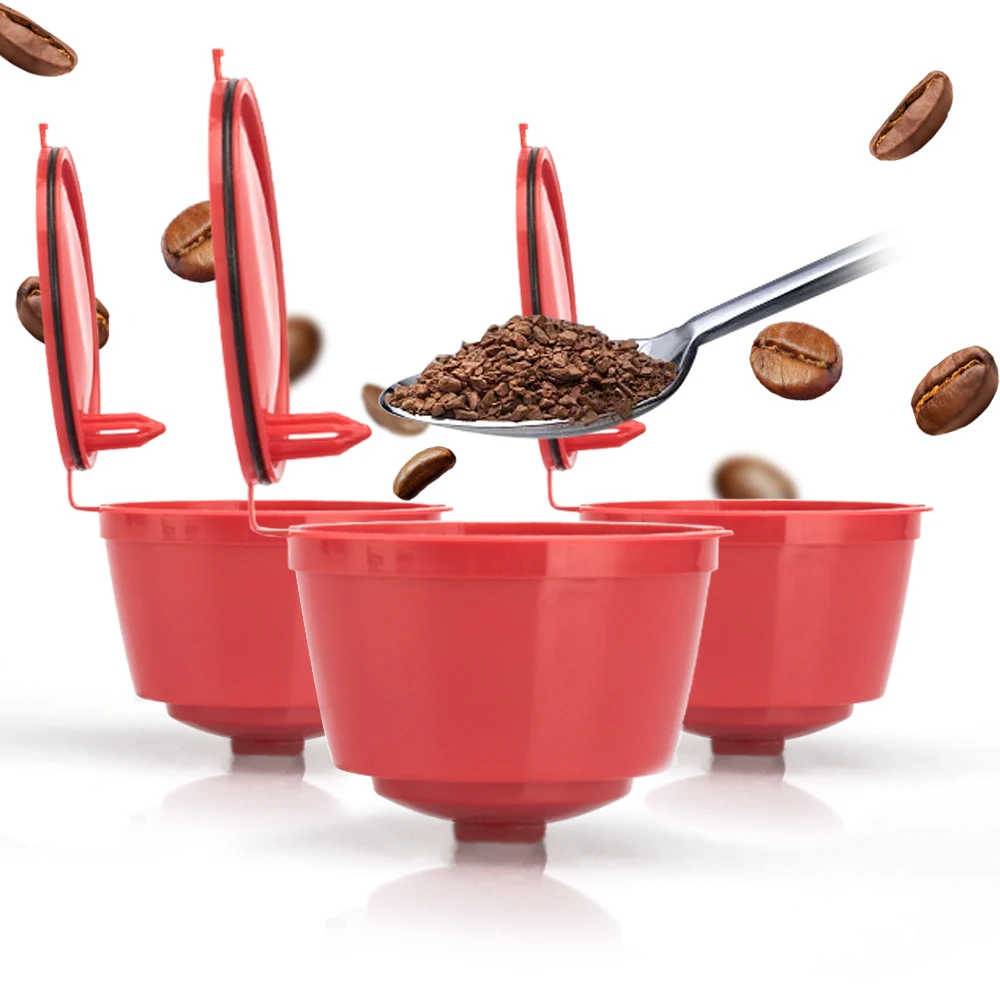 ICafilas 6 ПАК красочные dolcegusto многоразовые капсулы с кофе руссифицируемые фильтры для кофе набор из 6