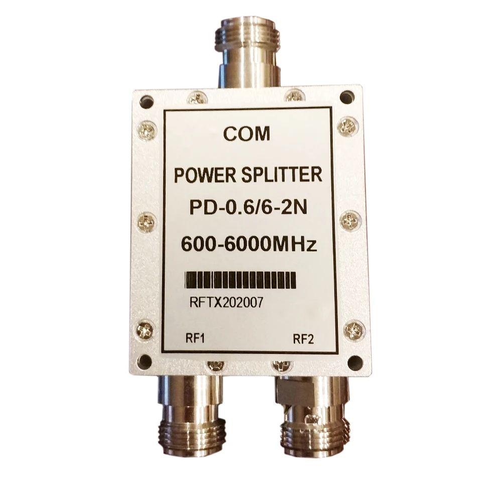 de radiofrequência 600mhz-6ghz 2.4g 5.8g um ponto dois divisor de energia
