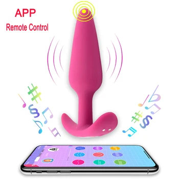 Music Control Vibrator Bluetooth APP Remote Control Anal Plug Vibrator Buttplug Prostate Massage Pussy Sex Toy Adult Sex Product 2