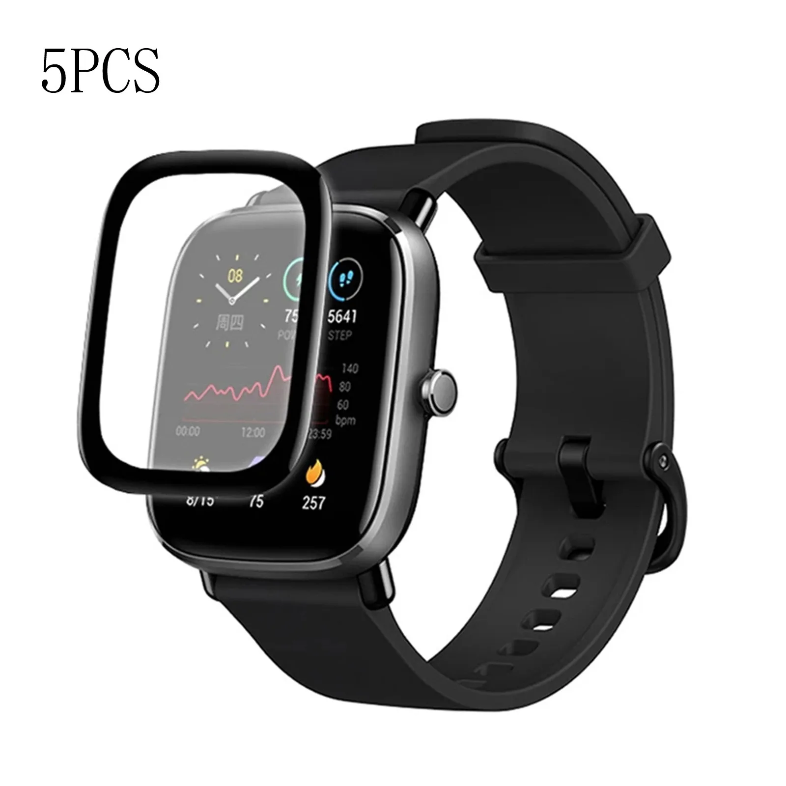 1/3/5 шт. Защитная пленка для экрана Huami Amazfit GTS 2 mini трафаретной печати прозрачные