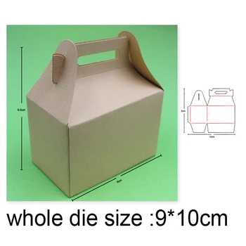 

Craft dies Portable Gift Box Case Metal Cutting Dies DIY Scrapbooking die cut Embossing Album Card Making Stencils dies new 2020