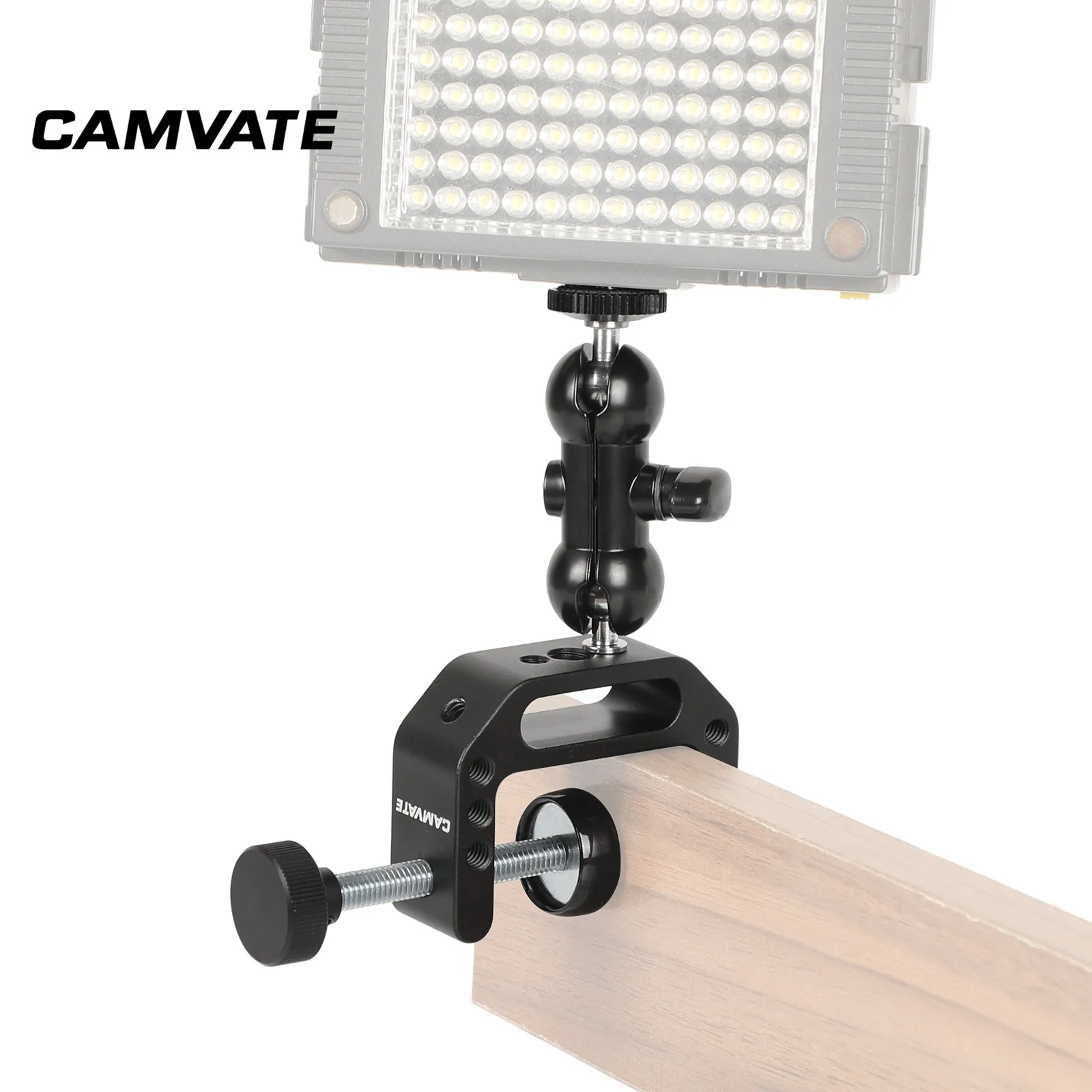 CAMVATE Универсальный c зажим Настольный держатель стенд с 1/4 &quot 20 для крепления