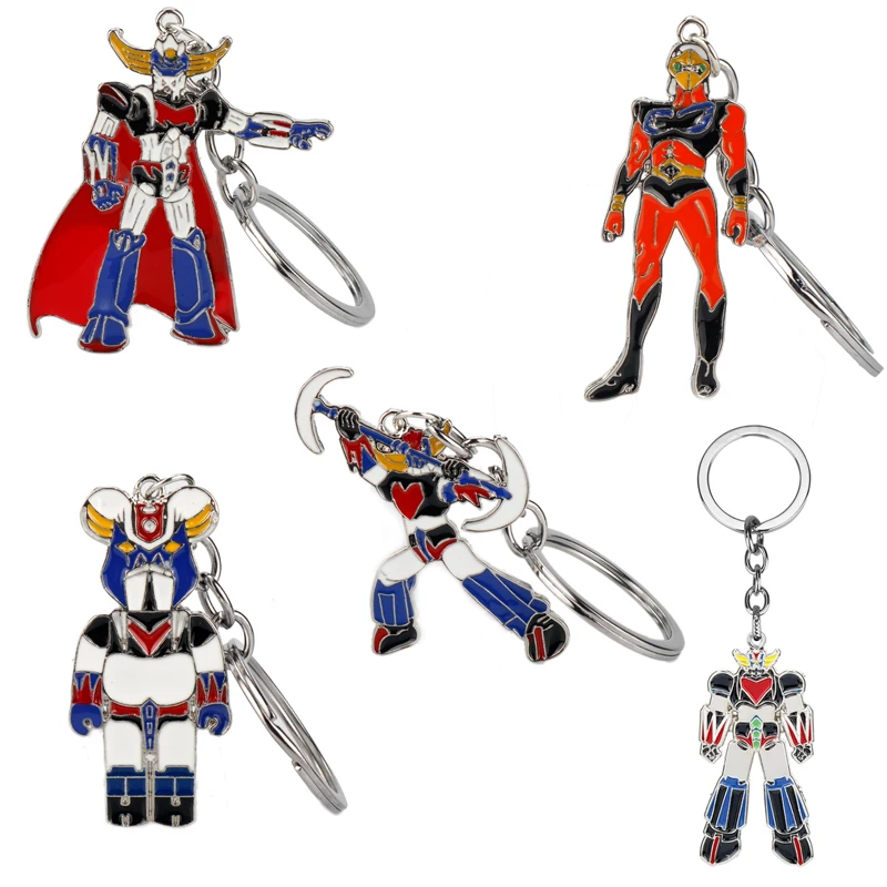 Anime Mazinger Z UFO Robot Grendizer Alloy Cosplay Key chain Key ring