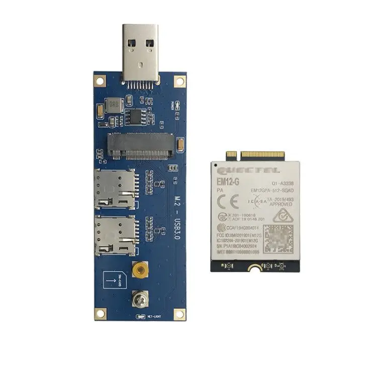 

Quectel EM12-G EM12GPA-512-SGAD EM12 Кот-12 модуль с m.2 4g 5g к usb-адаптеру в наличии