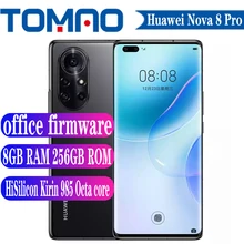 Original Official New Huawei Nova 8 Pro 5G CellPhone HiSilicon Kirin 985 Octa Core 120Hz 8GB RAM 128GB 256GB 66W 64MP Camera NFC