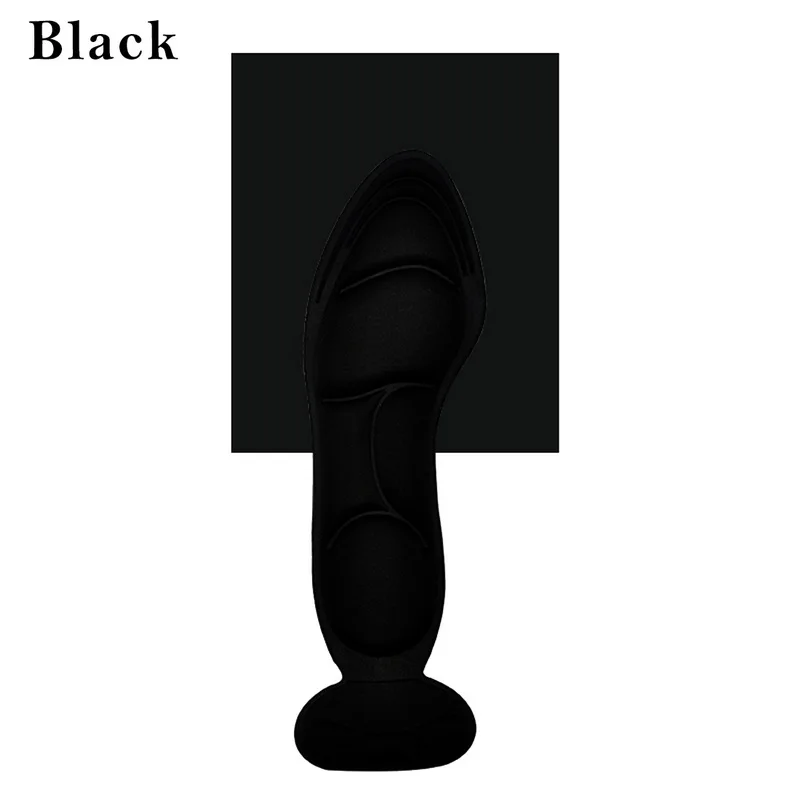 Black 3D Унисекс, массажные стельки для ног, магнитные, для потери веса, Акупрессура, для похудения, стельки для женщин и мужчин, обувь для ухода за ногами, гелевые вставки - Цвет: Black 3D