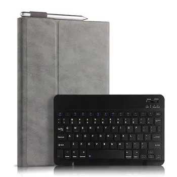 

For Huawei Honor Pad 5 10.1 Wireless Keyboard Case PU Leather Magnetic Protective Case and Detachable Tablet Bluetooth Keyboard