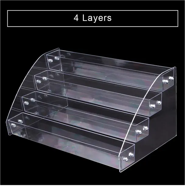 Plastic Manicure Organizer Double Layer Nail Art Storage Box