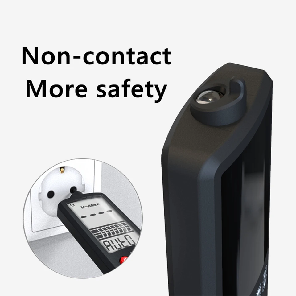 BSIDE 2.4’‘ LCD Voltage Detector Non-contact Circuit Volt Tester Pen Voltmeter NCV Socket Live Wire Check Hz Ohm Continuity