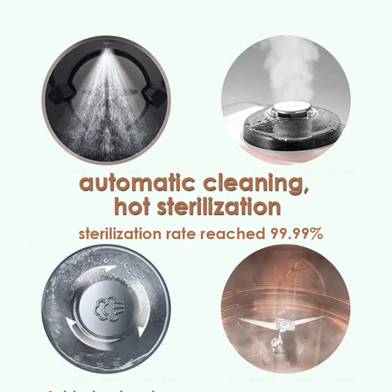 Joyoung K1S Food Blender Automatic Intelligent Unmanned Soymilk Machine 220V Automatic Cleaning Soymilk Maker Appointable Mixer