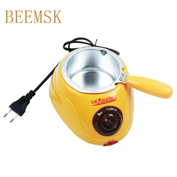 

BEEMSK Electric Candy Chocolate Melting Pot DIY Kitchen Tool with Heart-shape Mold Chocolate Fountain 220V EU PLUG 250ml