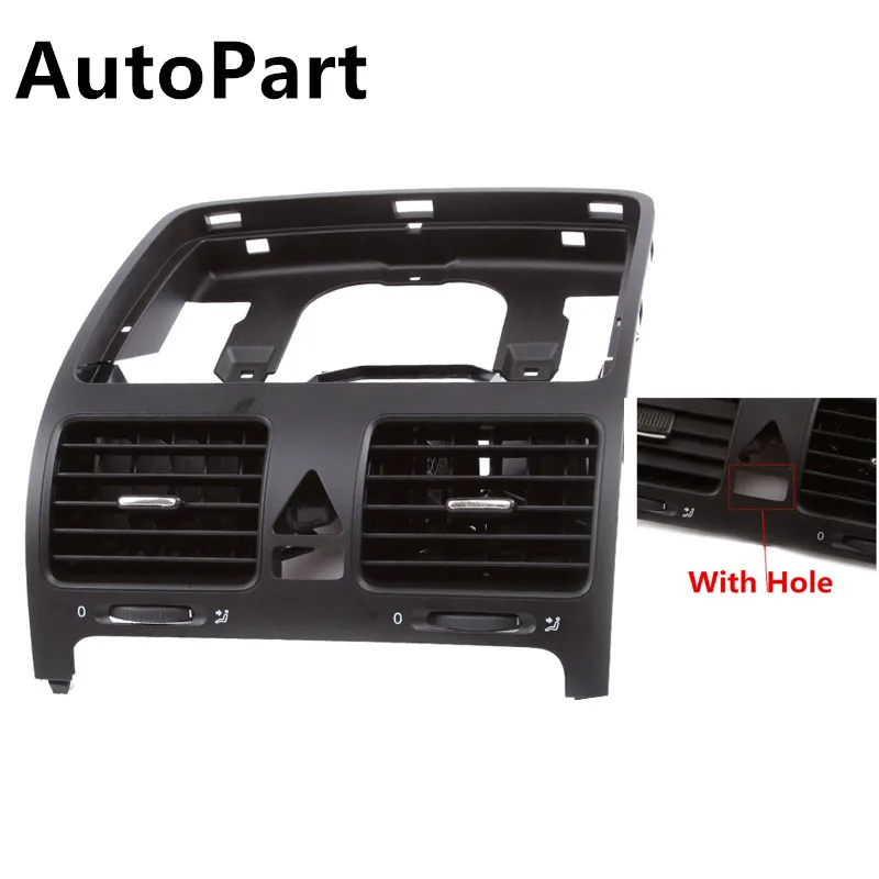 1K0 819 728 E 1 шт. OEM центральный воздуховод с отверстием для VW Jetta MK5 Golf Rabbit